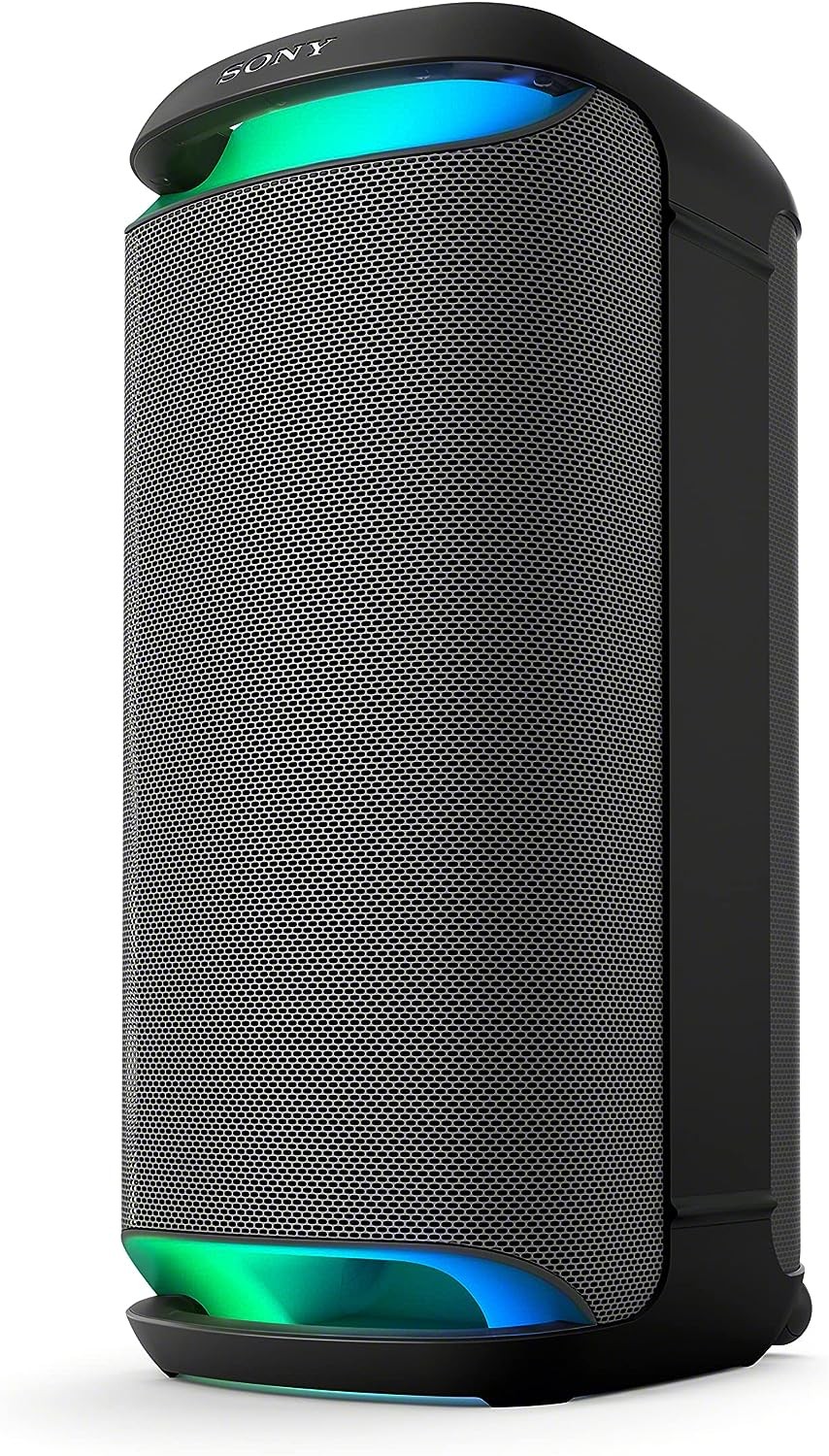 Sony SRS-XV800 X-Series Wireless Portable Bluetooth Karaoke Party Speaker IPX4 Splash-Resistant with 25 Hour-Battery Built-in Handle and Wheels Omnidirectional Sound and Ambient Lights