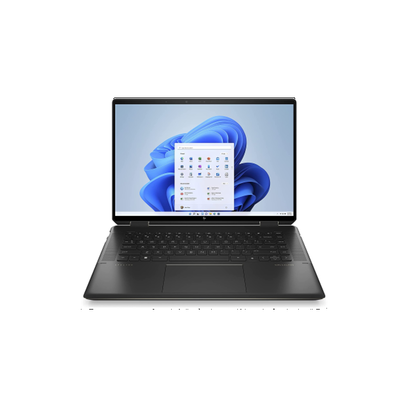 HP Spectre x360 2-in-1 Laptop 16-f1002ne, 16" 3K+, touch screen, 12th Gen Intel® Core™ i7, 16GB RAM, 1TB SSD, Intel® Iris® Xᵉ Graphics, Windows 11, Nightfall black, En- AR KB - 6H5Q3EA
